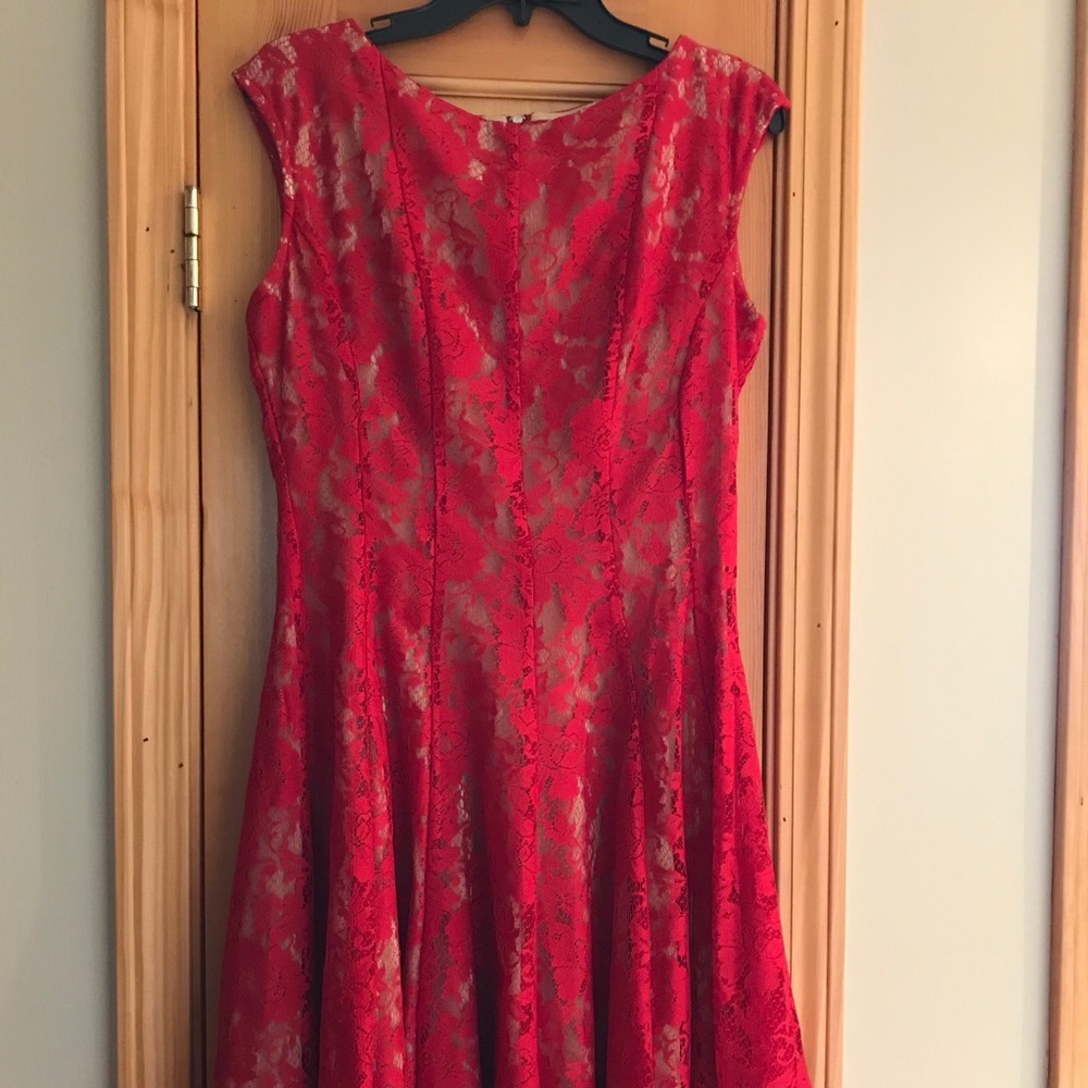 Red Lace Dress 10